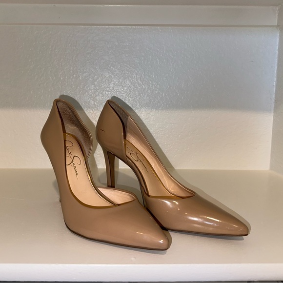 Jessica Simpson Nude Heels Pumps - Picture 3 of 6